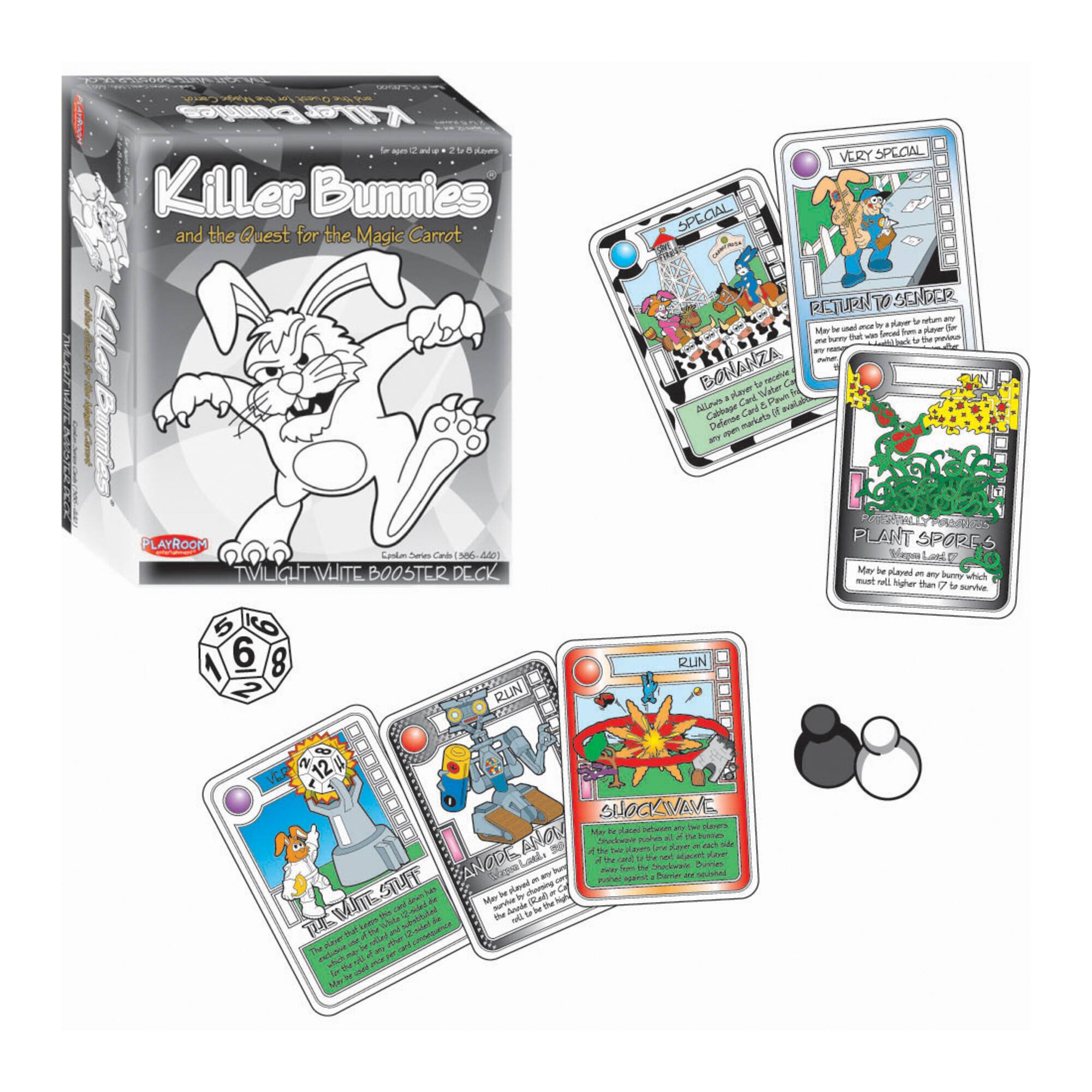 Killer Bunnies® and the Quest for the Magic Carrot: Twilight White Booster Deck